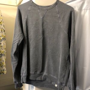 Madewell Garment Dyed Black Crewneck sweatshirt
